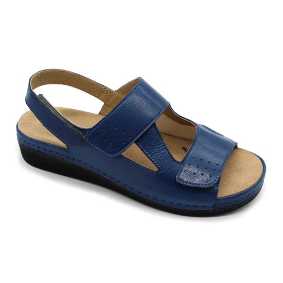 Szandál 5020 Leon Comfort női bőr, kék, 36