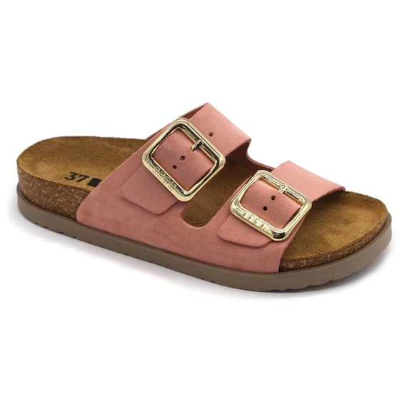 Papucs 7010 LEON Comfort női bőr, rose, 39