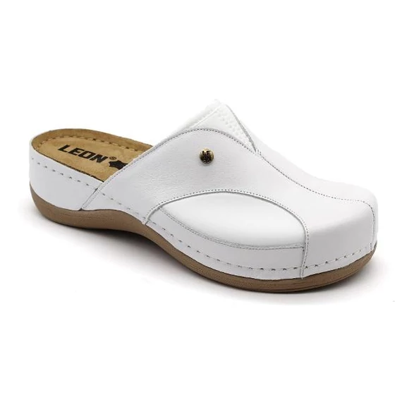 Klumpa 912 Leon Comfort női bőr, fehér, 39