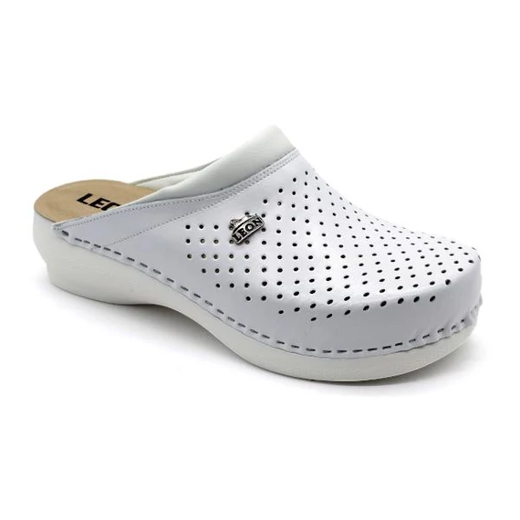Klumpa PU100 Leon Comfort női bőr, fehér, 36