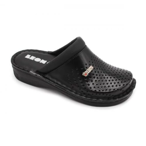 Klumpa V262 Leon Comfort női bőr, fekete, 41