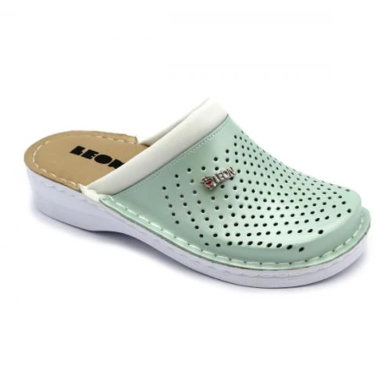 Klumpa V262 Leon Comfort női bőr, zöld, 40