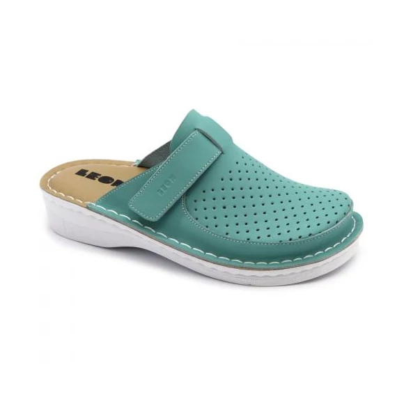 Klumpa V263 Leon Comfort női bőr, türkiz bakar, 42