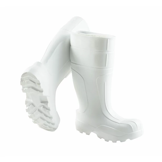 Master EVA habosított műanyag csizma, acél orrmerevítő és kevlár talplemez, kivehető, mosható bélés, -35°C, csúszásmentes, fehér, 41