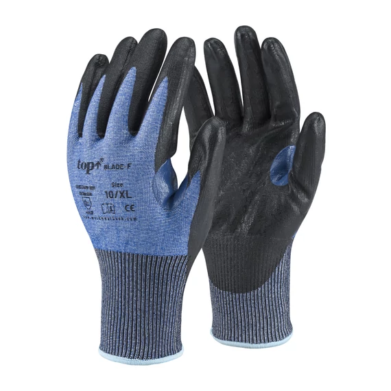 TOP BLADE-F vágásbiztos védőkesztyű F szintű vágásvédelemmel