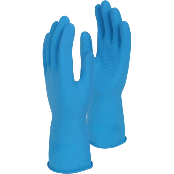 TOP LASTORM latex kesztyű élénk kék színben, precíziós munkákhoz