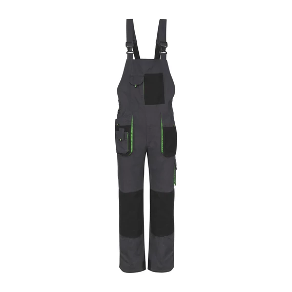 Nadrág kantáros (100%pamut) TOP GREEN 100 BIBPANTS, green, XL