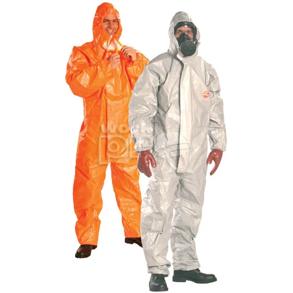 Overál Tychem F nagynyomású vegyszerek radioaktív veszélyek ellen szürke L