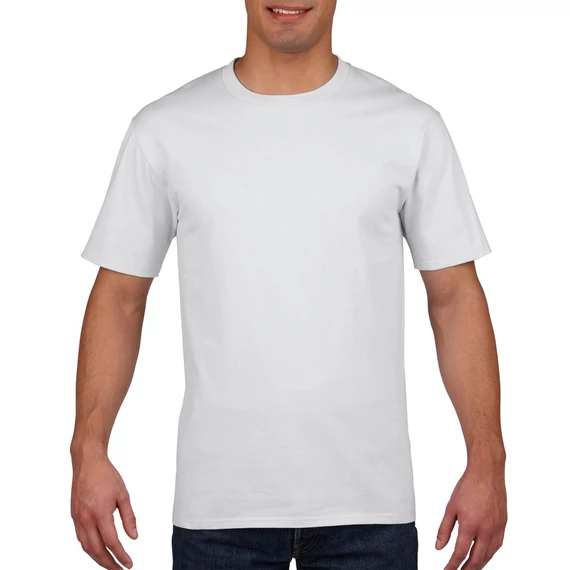 Póló (Gildan Premium Cotton) felnőtt unisex, white, 2XL