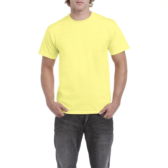 Póló (Gildan Heavy Cotton) unisex (100%pamut 185g/m2) cornsilk, 2XL