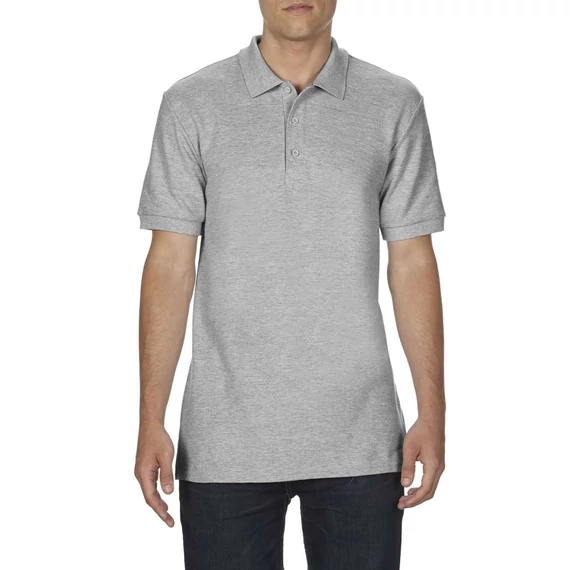 Póló (Gildan Premium Cotton - Hammer) felnőtt férfi (100%pamut) rs sport grey, 2XL