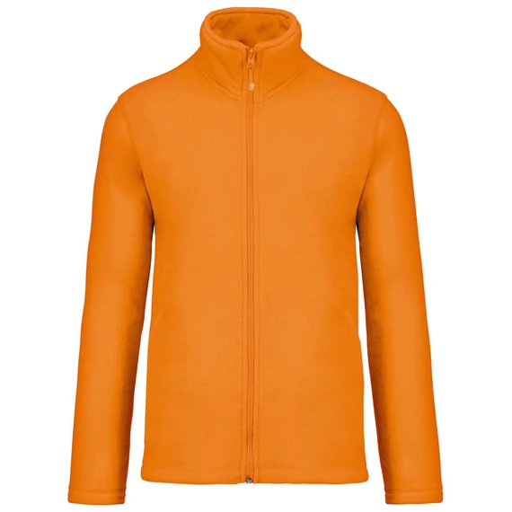 Pulóver Kariban Falco polár férfi cipzáras unisex (300g/m2) orange, 2XL