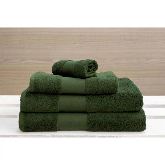 Törölköző Olima unisex (100%pamut 450g/m2), bottle green, 70X140cm