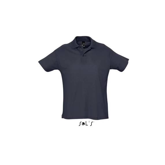 Póló Sols Summer II galléros férfi (100%pamut 170g/m2) navy, 2XL