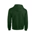 Kép 3/6 - Pulóver (Gildan Heavy Blend) cipzáras kapucnis unisex, forest green, 2XL