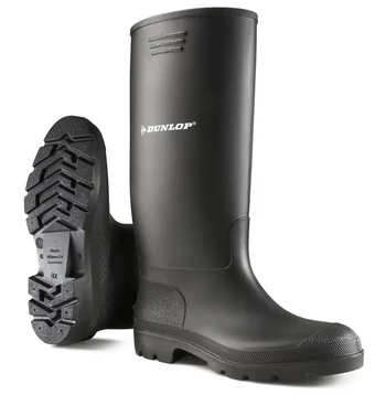 Csizma Dunlop Pricemastor PVC fekete 44