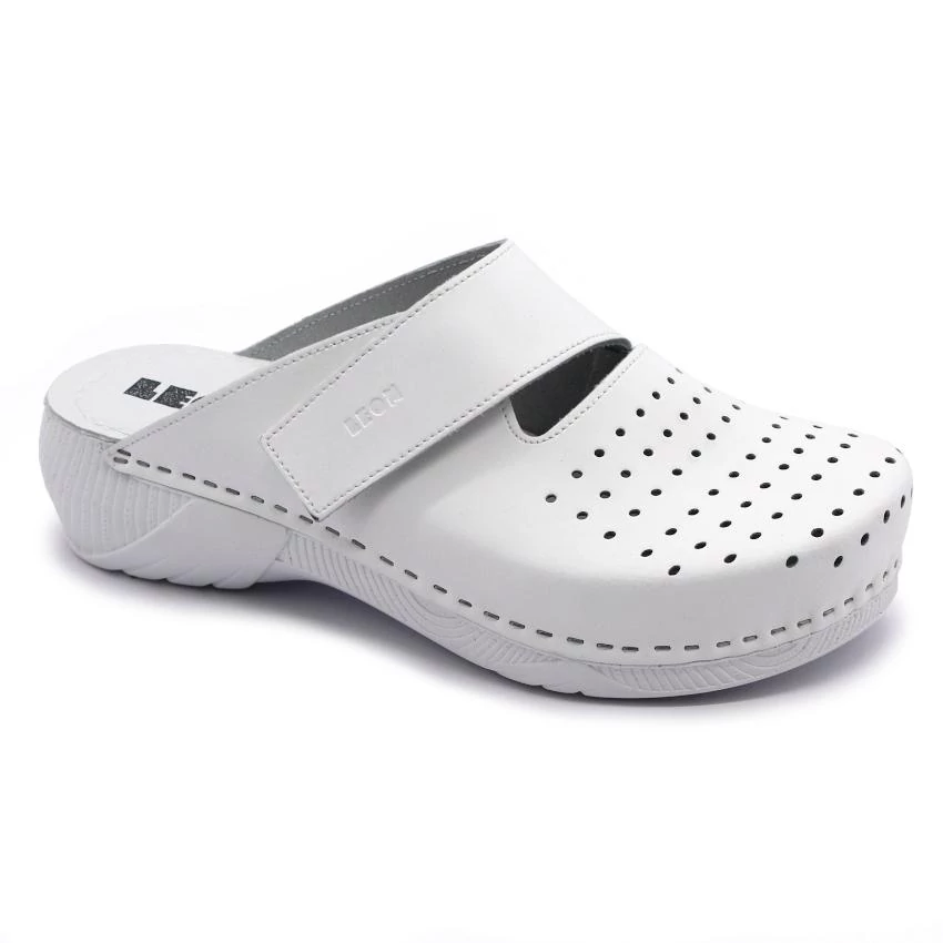 Klumpa 3500 Leon Comfort női bőr, fehér bakar, 36
