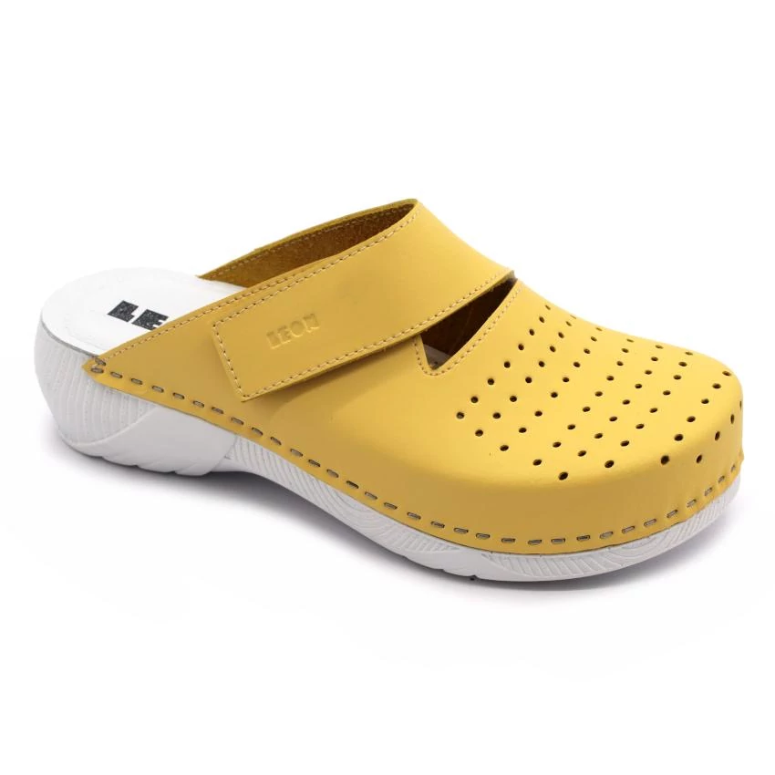 Klumpa 3500 Leon Comfort női bőr, sárga bakar, 38