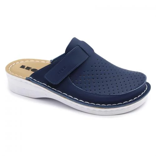 Klumpa V263 Leon Comfort női bőr, kék bakar, 40