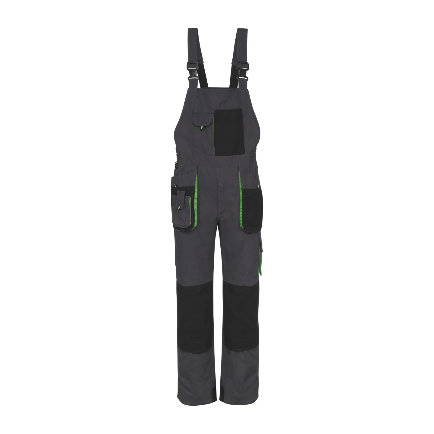 Nadrág kantáros (100%pamut) TOP GREEN 100 BIBPANTS, green, XL