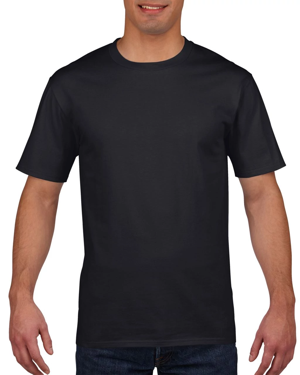 Póló (Gildan Premium Cotton) felnőtt unisex, black, S