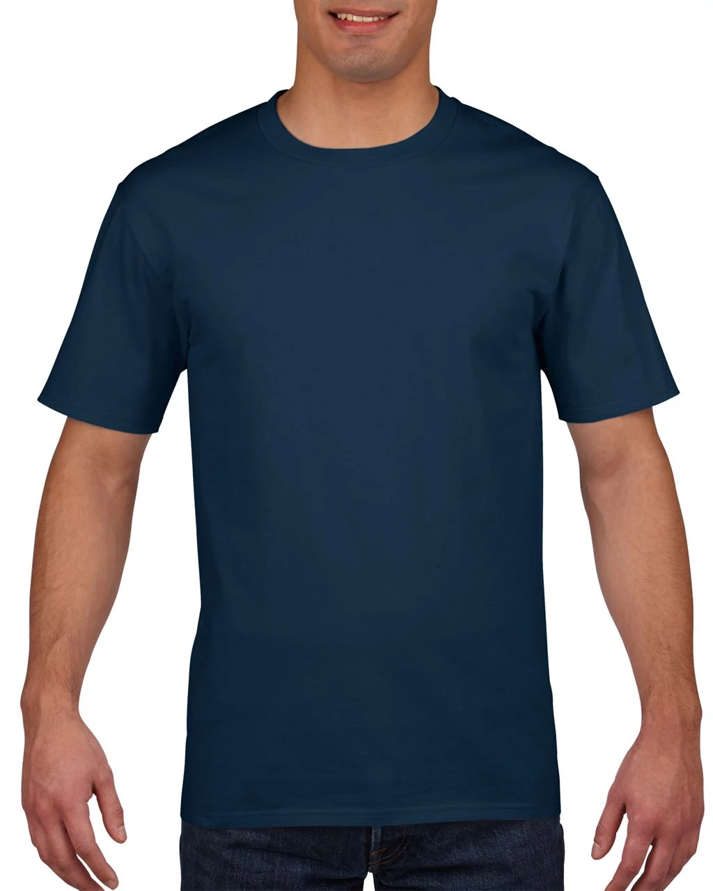 Póló (Gildan Premium Cotton) felnőtt unisex, navy, 2XL