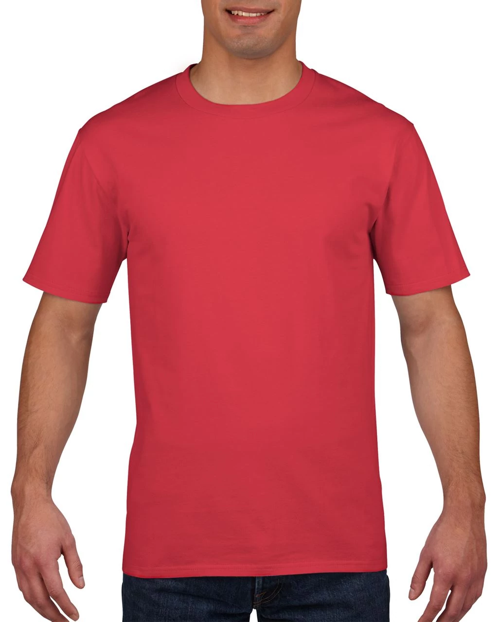 Póló (Gildan Premium Cotton) felnőtt unisex, red, 2XL
