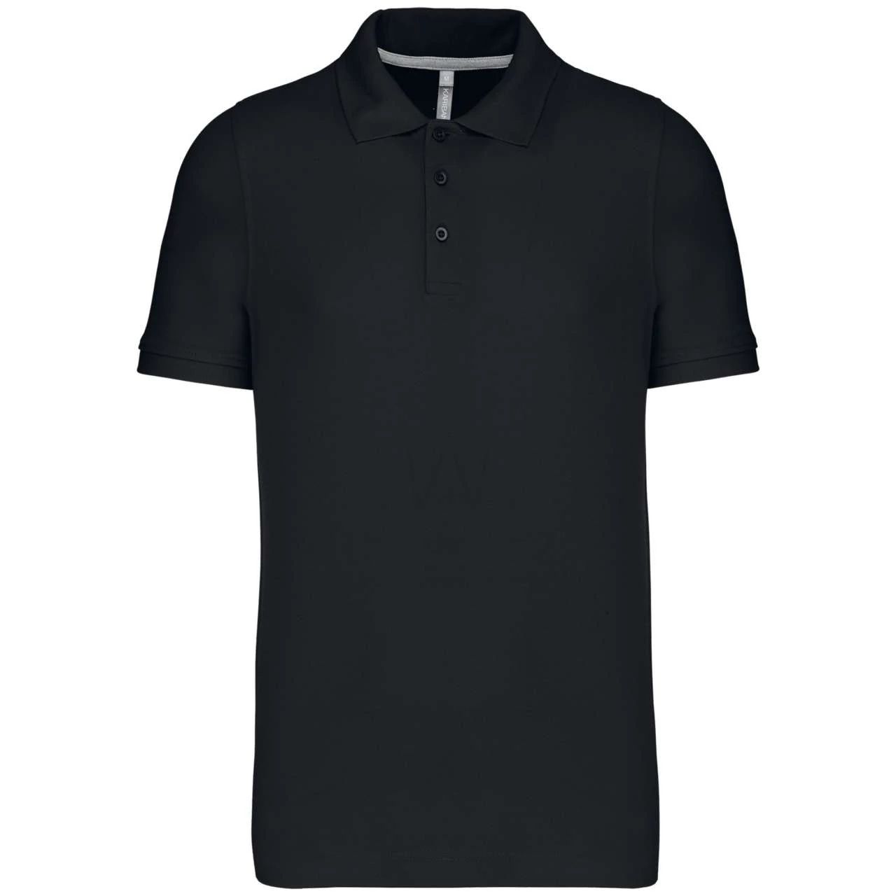 Pólóing Kariban férfi rövid ujjú férfi (100% pamut) black, 2XL