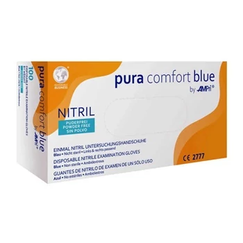 AM- Pura Comfort pm. nitril kesztyű kék, M